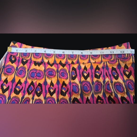 Womens Multi-color Side zip shorts Sz xs NWOT - Picture 5 of 6